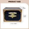 1:12 Doll House Wooden Treasure Chest Mini Model Storage Box Delicate Vintage Simulated