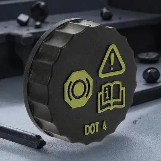 Brake Oil Filler Cap Durable Plastic Easy Installation Car Engine Seal Replacement Part Leak Prevention Cap Oil