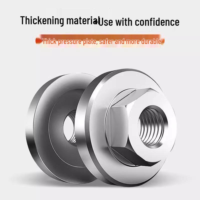 Universal Angle Grinder Screw Cap Nut Set with Pressure Plate for Cutting Machines