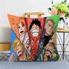 One Piece Monkey D Luffy Kussensloop Anime Fans Exclusieve Gelimiteerde Editie Schat Thema Decoratie voor Slaapkamer Studentenkamer