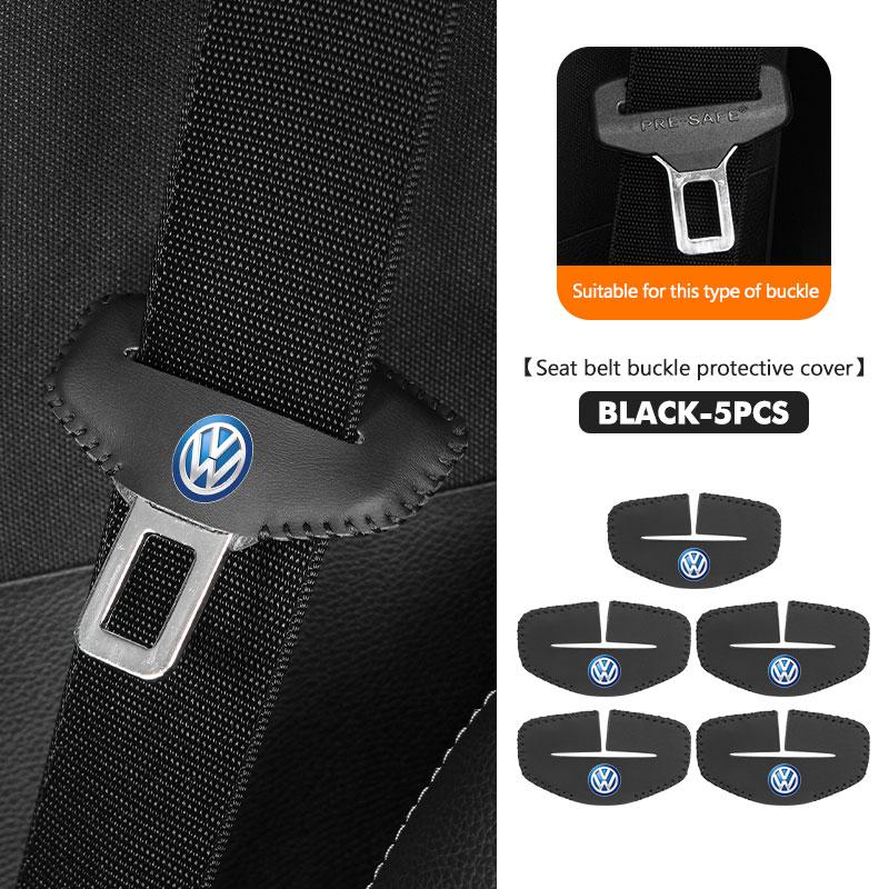 WET1 Car Shoulder Pad Safety Buckle Protective Anti-scratch Cover For Volkswagen VW Scirocco Passat Polo B5 B6 B7 CC Tiguan Sharan