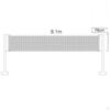 Foldable Badminton Net for Outdoor Fun