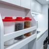 Leak-Proof Seasoning Jar Transparent Condiment Container Portable Salt and Sugar Bottle  Camping