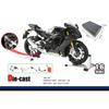 Symulacja 1/6 Yamaha R1M Metalowy Malowany Model Motocykla Dźwięk Światło Kolekcja Zabawka Motocykl Prezent dla Chłopaka Miniaturowy Samochodzik