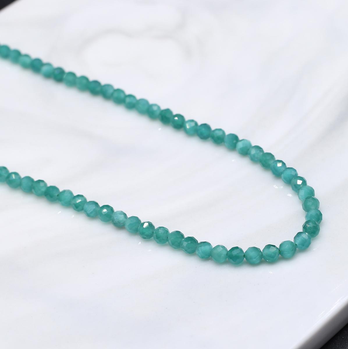 

Граненые бусины из натурального камня, опаловые изолированные бусины, подвески для изготовления ювелирных изделий, ожерелье, браслет, серьги, аксессуар, размер 4 мм 4mm