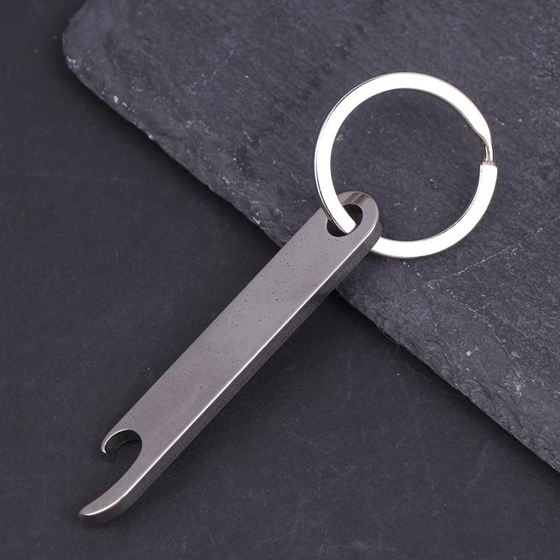 1Pc Portable EDC Gear Mini Lightweight Bottle Beer Opener Keyring Pocket Tool Utility Gadget Outdoor Hike Camping Gear Key Chain 4