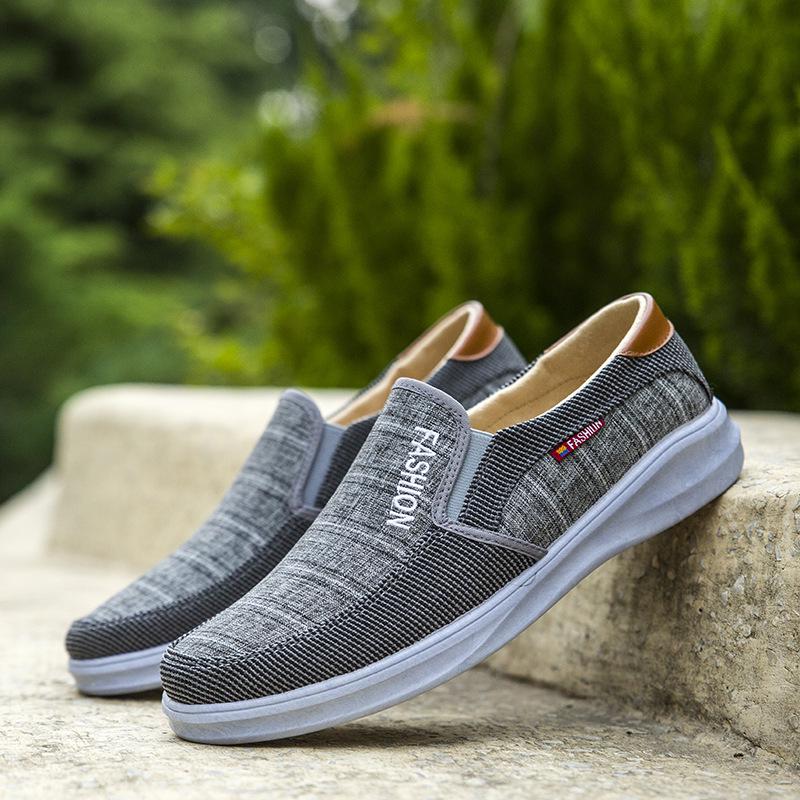 Summer new soft-soled breathable lazy shoes cloth shoes low-top sports shoes