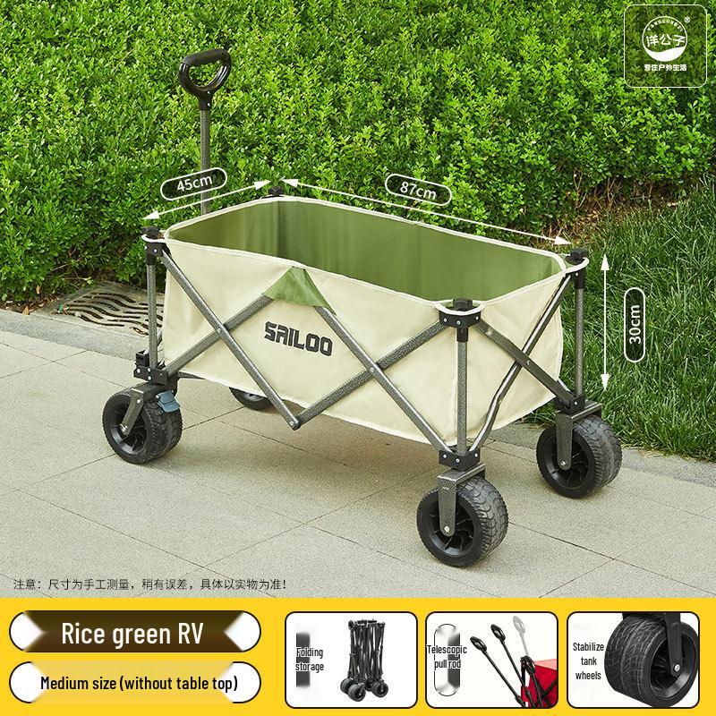 Tragbarer Outdoor-Camping- und Picknickwagen