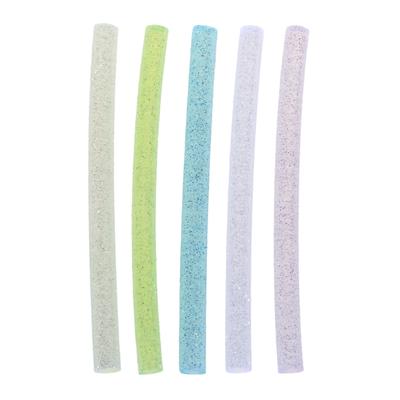 100 Farbige Mini Heißklebestifte, 7x100mm, für Bastelarbeiten und schnelle Reparaturen, Sortierte Farben Schulbürobedarf
