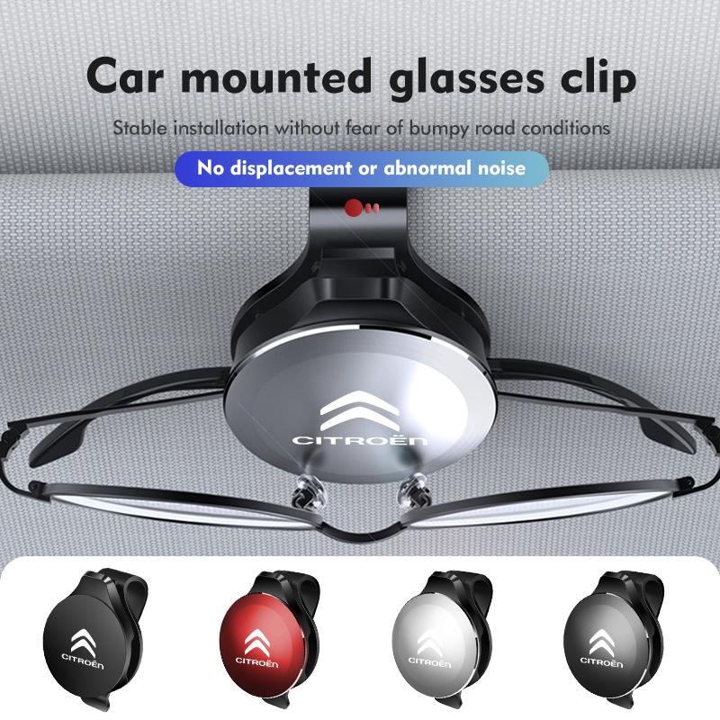 Sun Visor Car Mounted Glasses Clip Holder Storage Accessories For Citroen Grand Berlingo Jumper Celysee Xsara Picasso Aircross ajf256