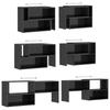 Vidaxl Szafka Pod Tv, Szara, Wysoki Połysk, 149X30X52 Cm