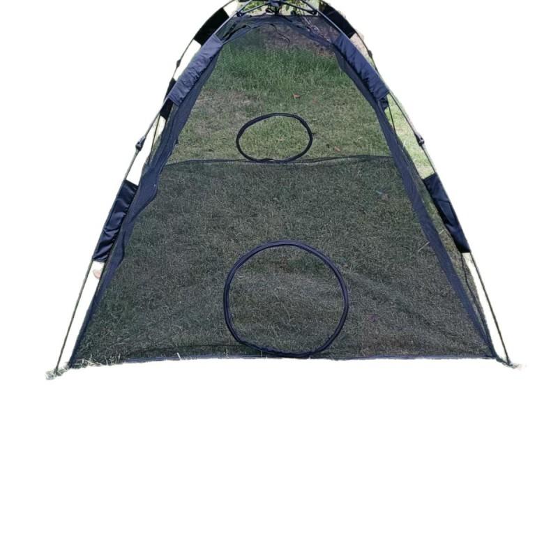 Portable Pet Tent With Mesh Ventilation Auto-Setup Outdoor Cat Shelter Lightweight Travel Kennel Camping