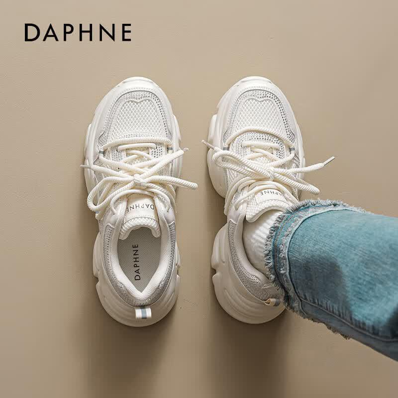 Daphne Women s Breathable Mesh Thick-Soled Dad Shoes EU 37