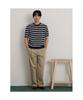 Binpolmen Striped Round Knit Navy