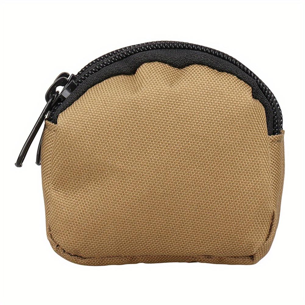 

Outdoor Wallet Multi-functional Coin Purse with Zipper Closure Small Change Bag for Men for Camping Hiking Hunting хакі
