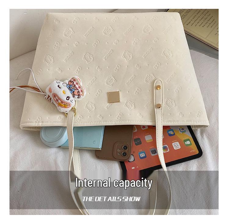 2026 Women's Fashionable High-Capacity Tote Bag - Versatile Shoulder & Crossbody Design for Simple Commutes