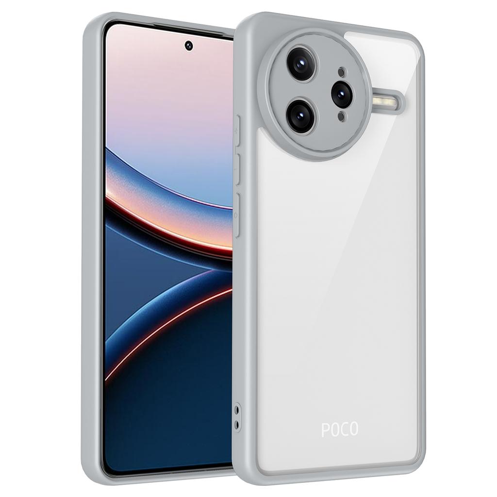 For Xiaomi Redmi K80 Pro 5G/Poco F7 Ultra 5G Case Matte Skin Touch Clear PC+TPU Shockproof Phone Back Cover