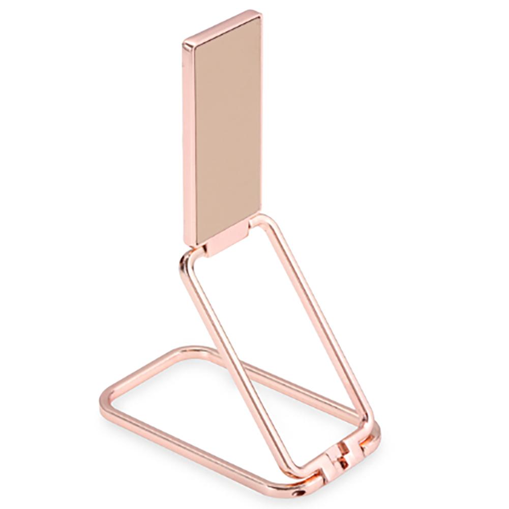 Folding Cell Phone Stand Desk Adjustable Phone Holder Zinc Alloy Phone Stand Finger Kickstand For All Phones Tablet