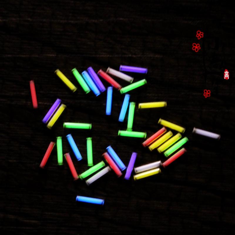 25 years of self-luminous, tritium trachea tritium gas lamp EDC luminous tritium tube push brand decompression toy gyro DIY accessories