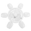 Ceiling Fan with Lights and Remote Modern Foldable Ceiling Fan Light for Bedroom Bathroom Garage Kitchen