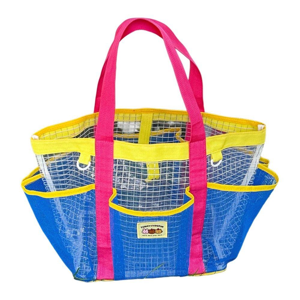 Hollow Out PVC Transparent Shoulder Bag Large Capacity Toiletry Storage Bag  Shower