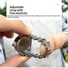 Punk Vintage Quarzuhr Ring Elastischer Dehnbarer Finger Schmuck Für Männer Frauen Tägliches Mode Accessoire