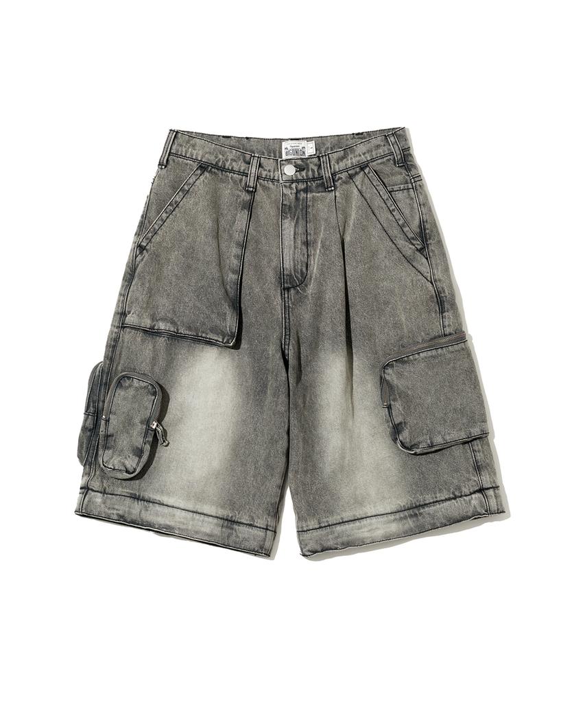 BIG UNION Twoway Pocket Pants / Black Denim