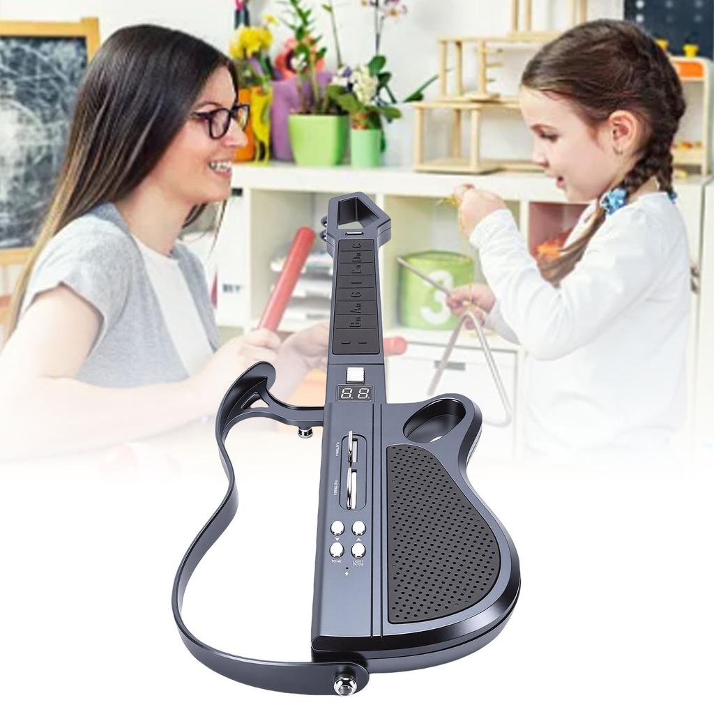 Kids Music Electric Guitar Stringless Smart Guitar Toy Musical Instrument Rechargble with LED Lights for Boys Girls 3 Yrs Old