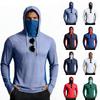 Zomers Ademend, Sneldrogend Heren Hoodie Met Capuchon En Gezichtsbedekking