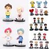 7pcsset Tinytan Bts Figure Dynamite Bangton Boys Groups Mini Figurine Army Gift