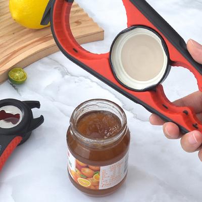 Glasöffner, leicht zu greifender Flaschenöffner, abdrehbarer Deckel, schnelles Öffnen, Kochen, täglicher Gebrauch für schwache Hände und Arthritis