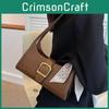 Stylish Pu Material Medium Urban Minimalist Women's Shoulder Bag 2024 New Spring Fashion French Bag