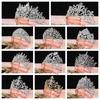 Korean Style Metal Prince Crowns Bar Mitzvah Crown Round Tiaras Retro Baroque Crystal Crown  Queen