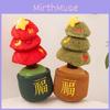 Festive Plush Tree Ornament With Fabric Material For Office And Living Room