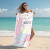 Personalized "Baby Dumbo Adventure" Beach Towel Microfiber Beach Towel Thin Absorbent for Beach Swimming Yoga Bath Sports. 0910320