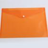 Transparent Snap Button Plastic Document Folder - New Style, Large Capacity, Colorful for Students