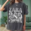 T-shirt Ispirata a Zara Larsson Maglietta per Fan di Pop Music Grafica Estetica Retrò T-shirt Larga Estiva da Uomo e Donna Top