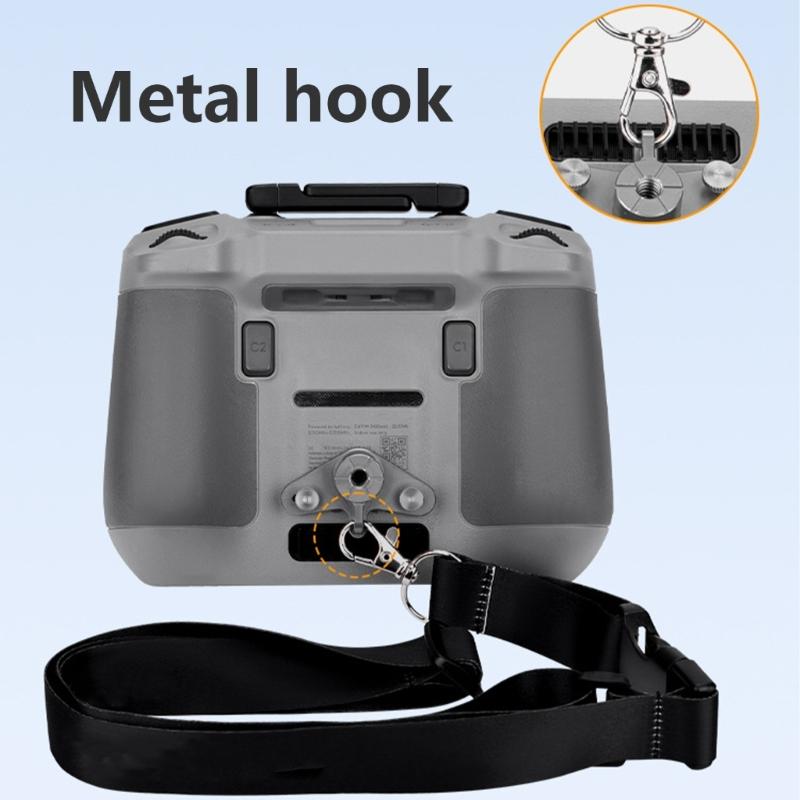 Multifunctional UAV Remote Strap Lanyard with Adjustable Length and Aluminum Base for Air 3 Quadcopter Aircraft