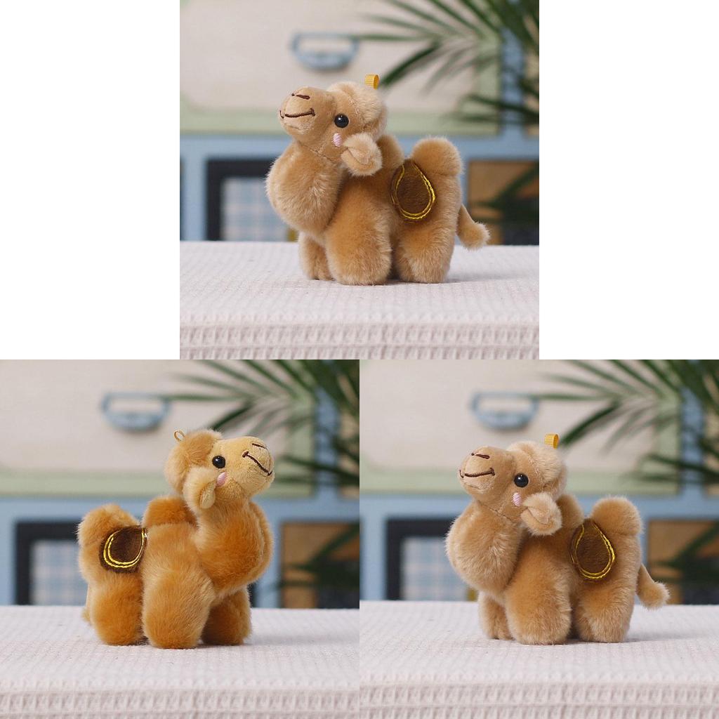 Cute Embroidered Camel Plush Toy Keychain For Kids And Adults