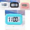 Pink Cartoon Student Timer Alarm Clock With Lcd Display Calendar Night Light For Kids