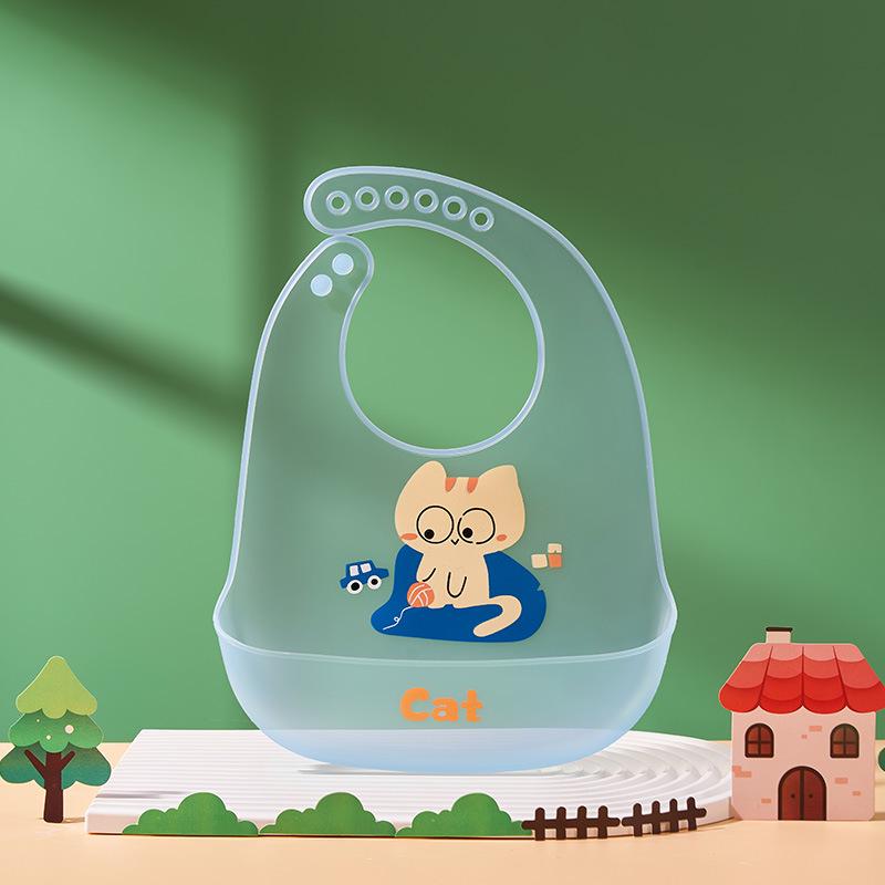 2023 Waterproof Silicone Baby Bibs: Super Soft, Anti-Drool, Dirt-Resistant Artifact.