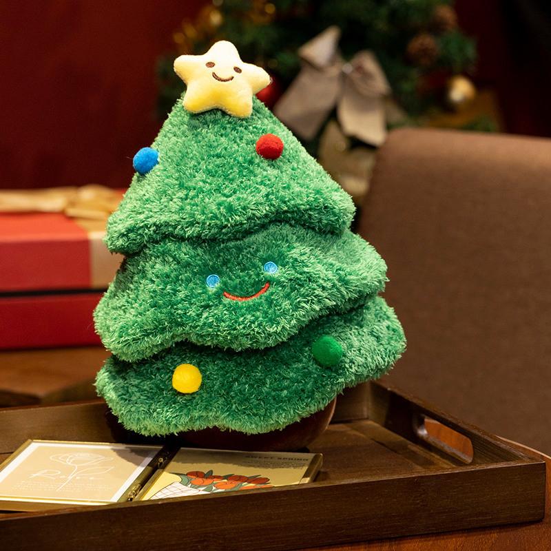 Series Dolls Christmas Bear Xmas Tree Gingerbread Man Deer Plush Toy Decoration