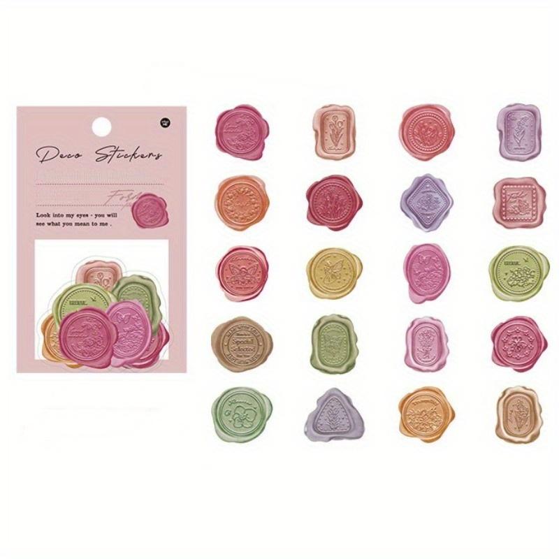 80Pcs/2Bags Kawaii Stationery Stickers Vintage Fire Paint Diary Planner Decorative Mobile Stickers Scrapbooking DIY Craft Sticker