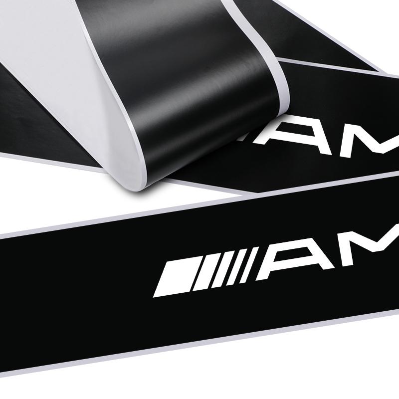 Bil Frontrute Klistremerker Foran og Bak Dekorativt Emblem For Mercedes Benz AMG W212 W205 W246 W177 W176 W213 GLC GLE GLS ML Velkommen Laserlampe