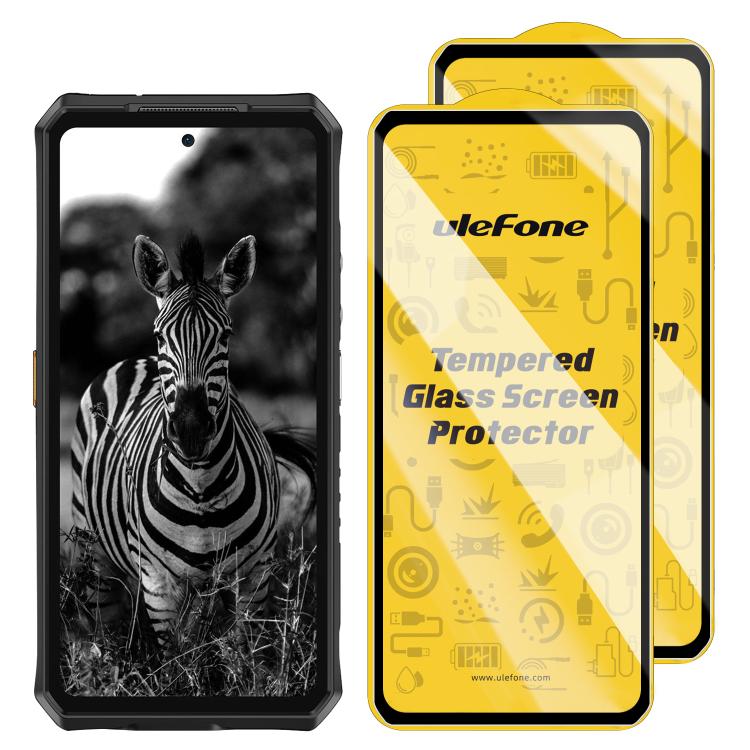 2 pezzi / Confezione Ulefone 9H HD Anti Impronta Vetro Temperato Proteggi Schermo