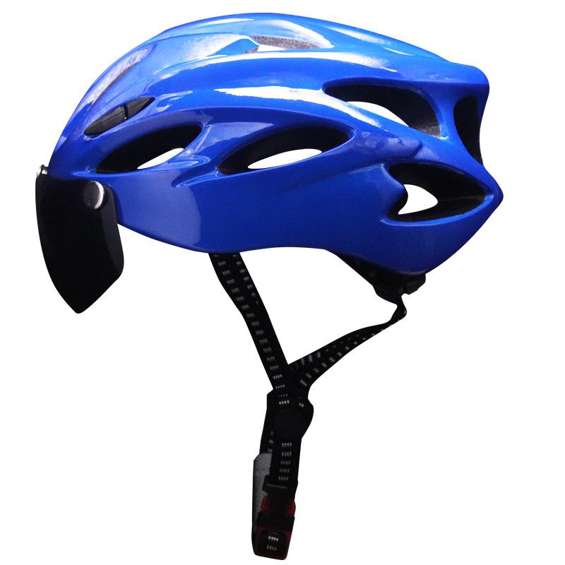 Mountainbikehelm mit integrierter Brille Fahrhelm Rennradhelm für Damen und Herren