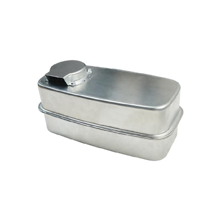 Schalldämpfer-Kit für Rasenmäher, 951 0616B Auspuffteil mit zwei Anschlüssen und Metallgehäuse für Wartung, Reparaturarbeiten und Serviceeinsatz von Rasenmähern