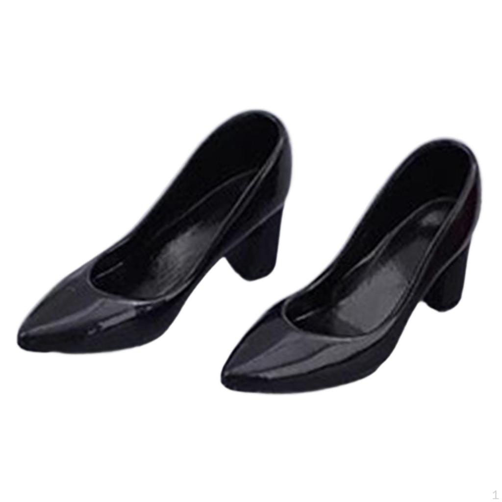 1/6 -Skala -bjd -puppet Shoes, High Heeled Tat Play Toy, Handmade Miniature -high -Heels