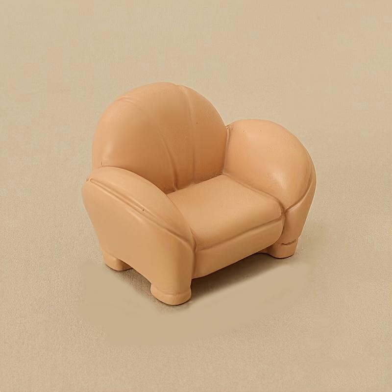 Miniature Dollhouse Furniture Set Sofa Cabinets Tea Table Coffee Coffee Cup Potted Plant for Doll House Realistic Mini Ornaments