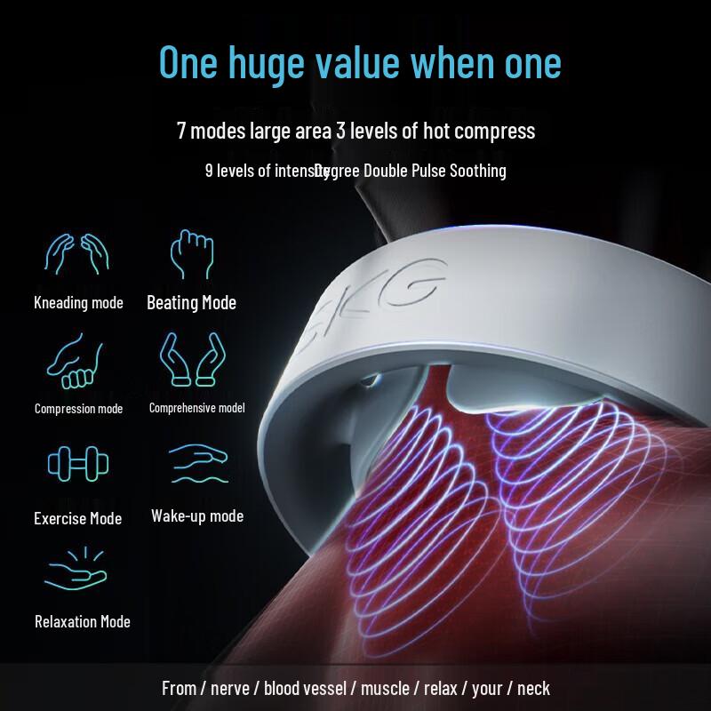 SKG G1 3rd Gen Smart Neck Massager CN plug (adapter included)